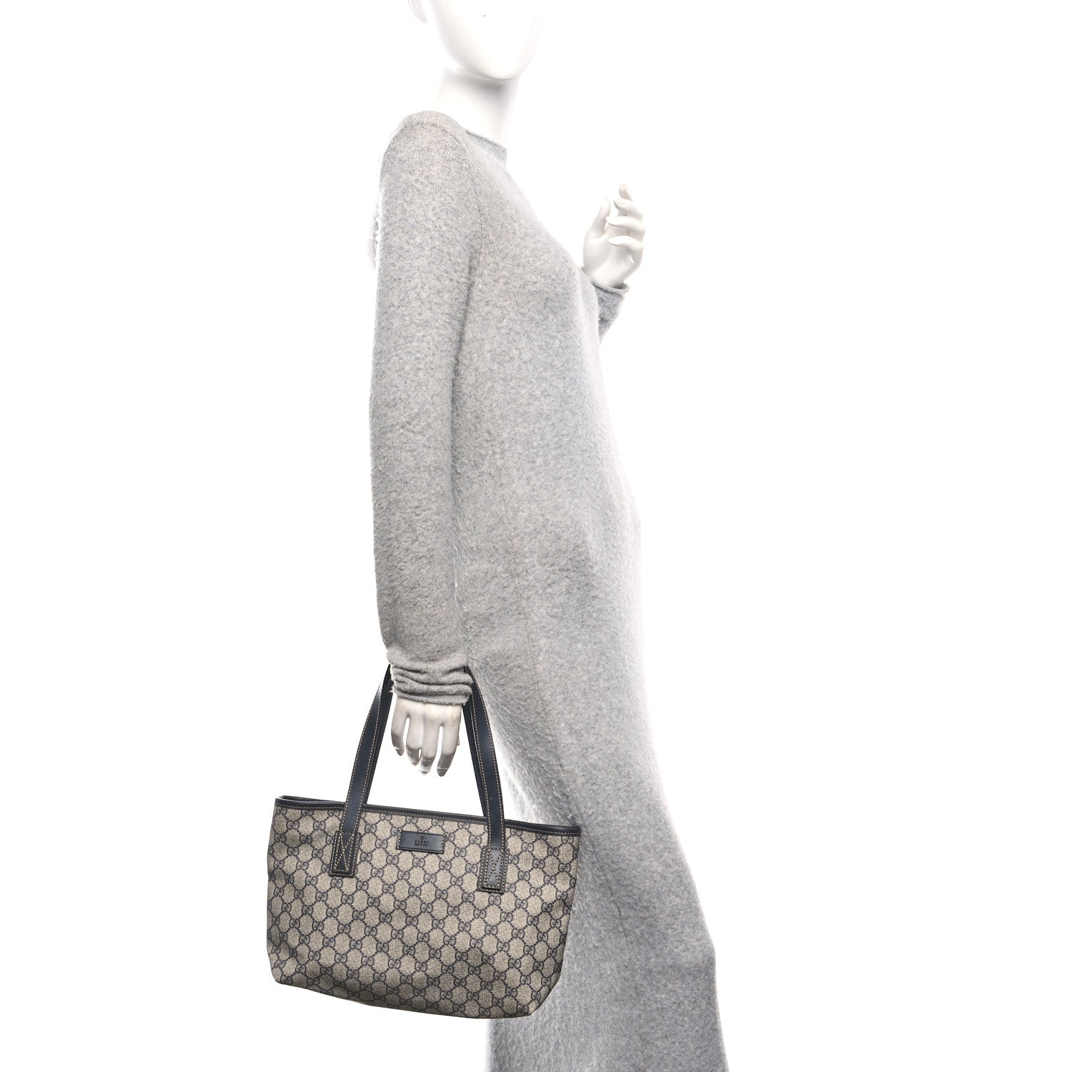 GG Supreme Monogram Small Joy Tote Navy