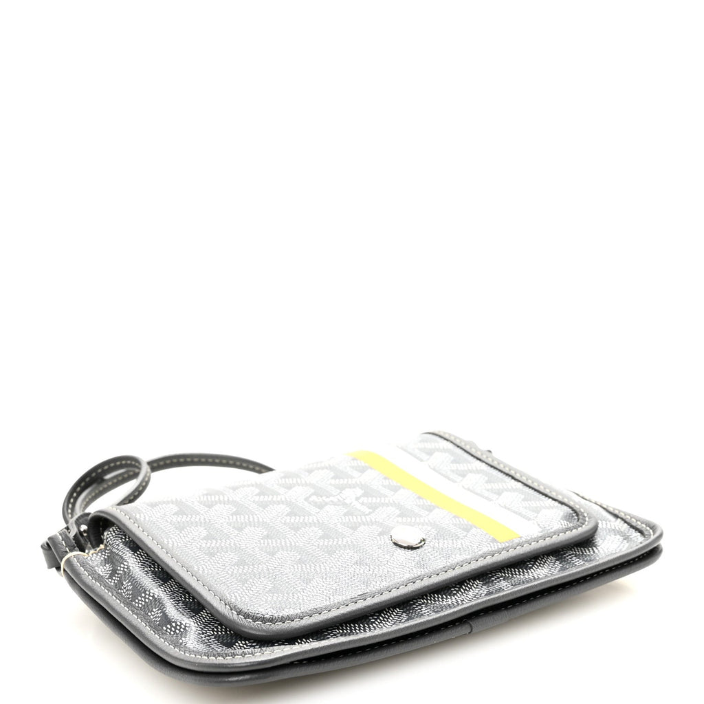 Goyardine Plumet Wallet Clutch Grey