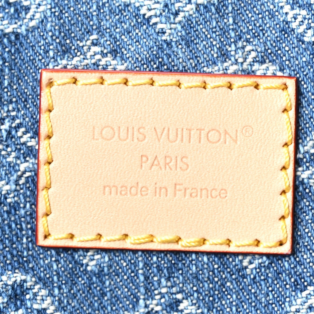 Denim Monogram Dauphine Soft GM Blue