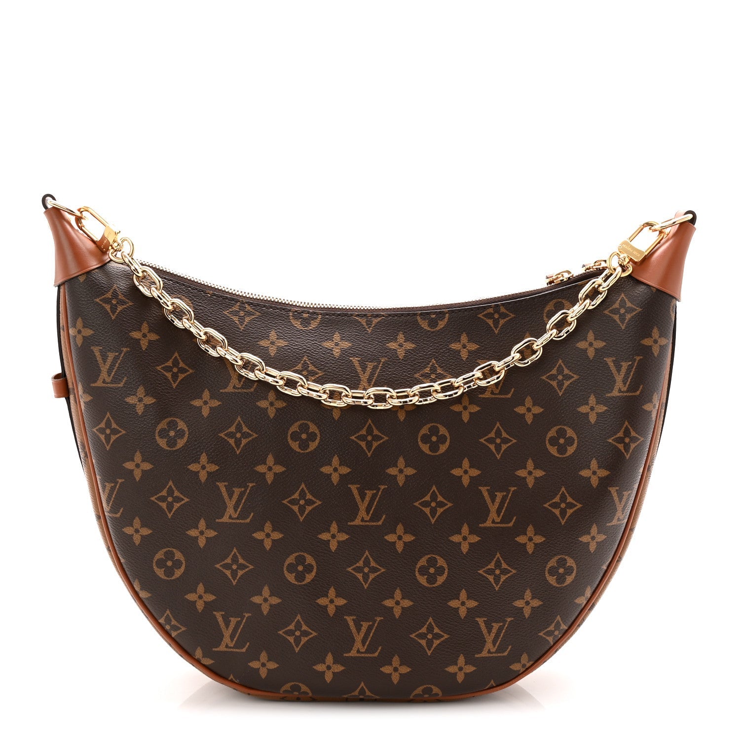 Reverse Monogram Loop Hobo