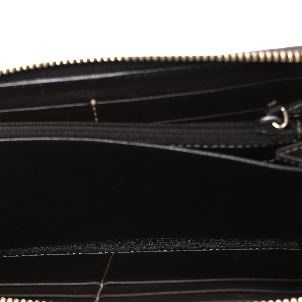 Monogram Mayfair Zip Around Wallet Dark Brown