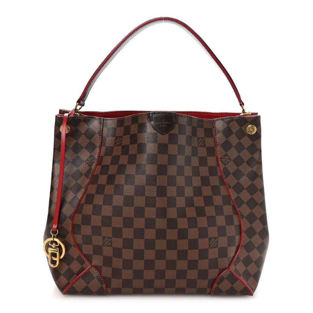Damier Ebene Caissa Hobo Cherry