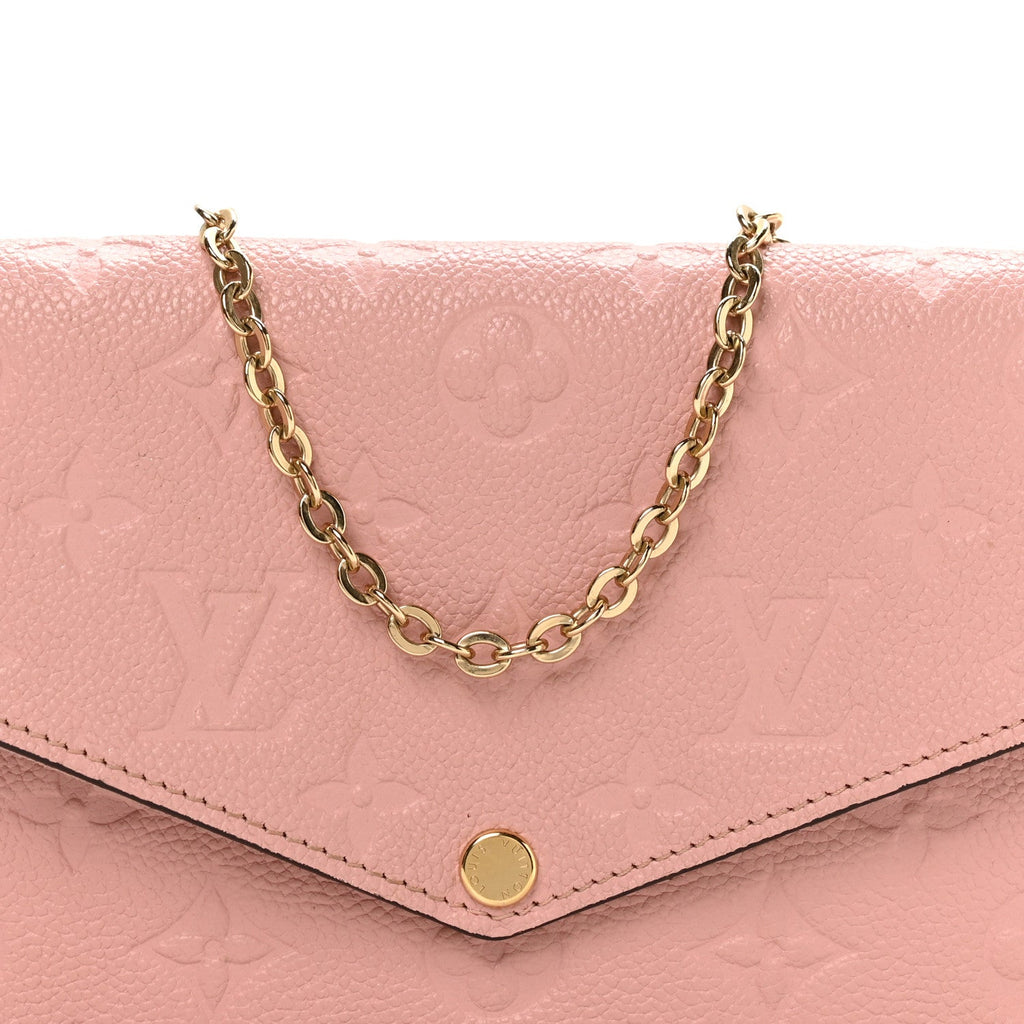 Empreinte Pochette Felicie Chain Wallet Rose Poudre