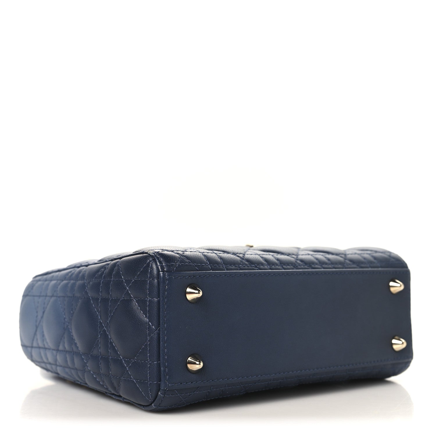 Lambskin Cannage Gradient Small My ABCDior Lady Dior Indigo Blue
