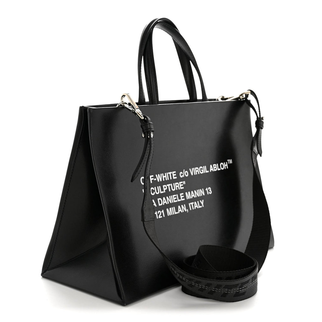 Calfskin Medium Box Bag Black