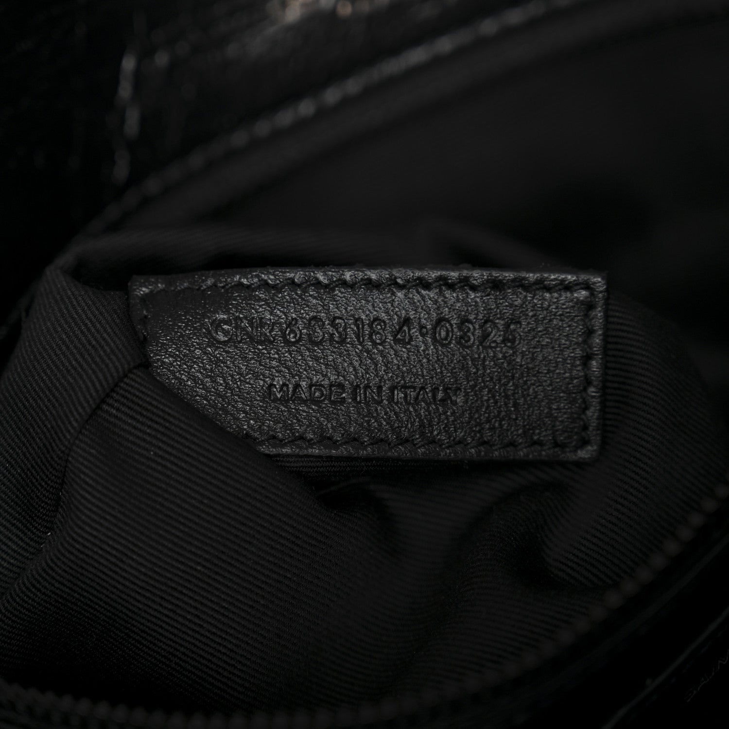 Crinkled Calfskin Matelasse Monogram Medium Niki Chain Satchel Black