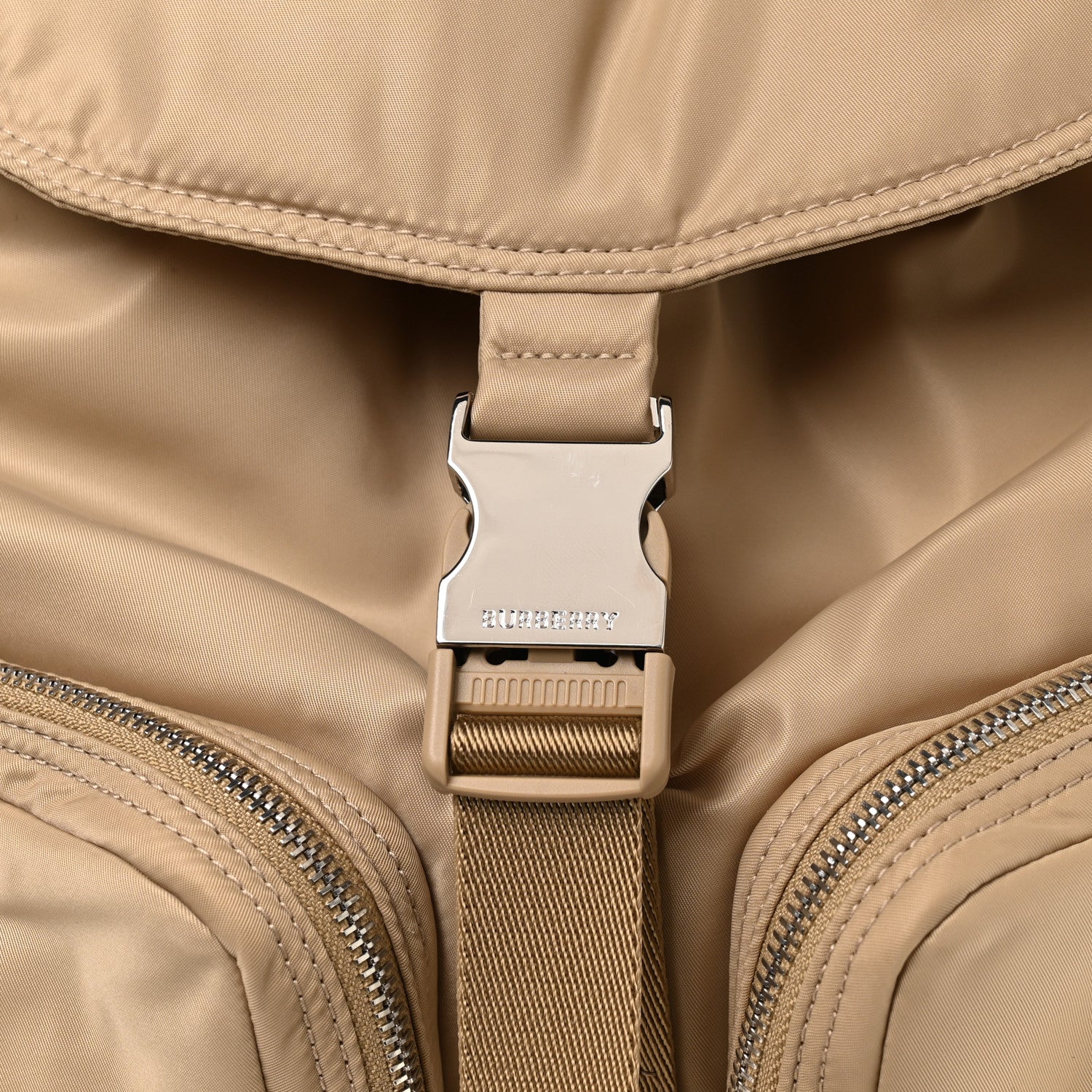 Nylon Medium Rucksack Backpack Gold Honey