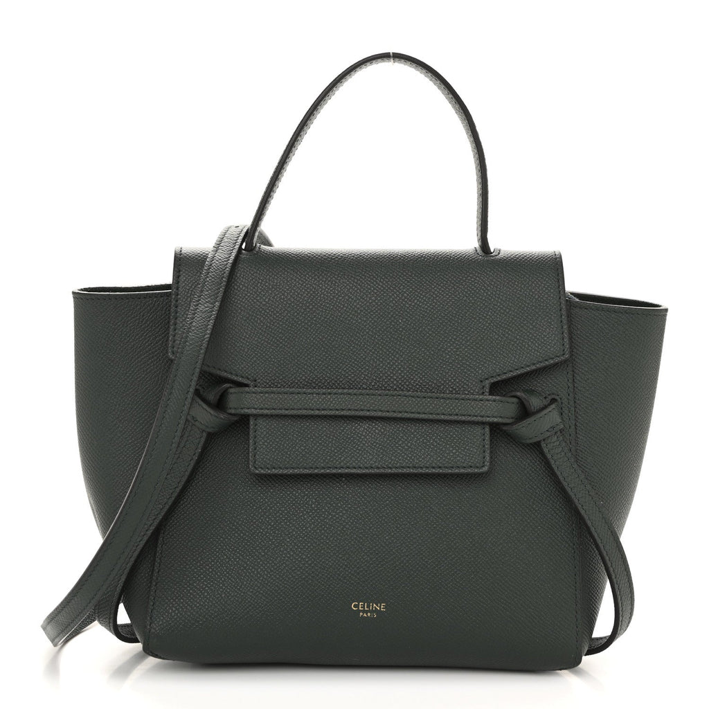 Grained Calfskin Nano Belt Bag Amazone