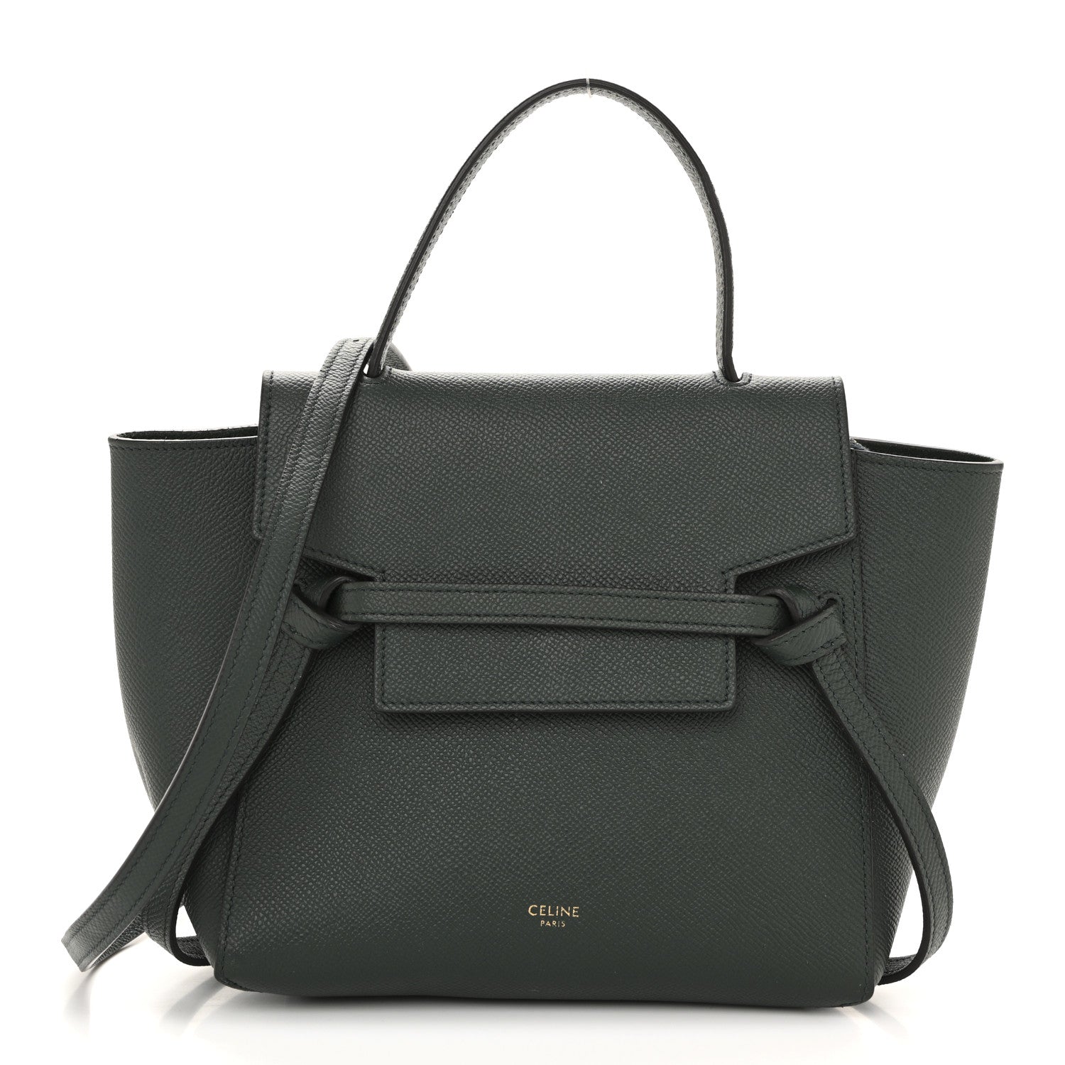 Grained Calfskin Nano Belt Bag Amazone