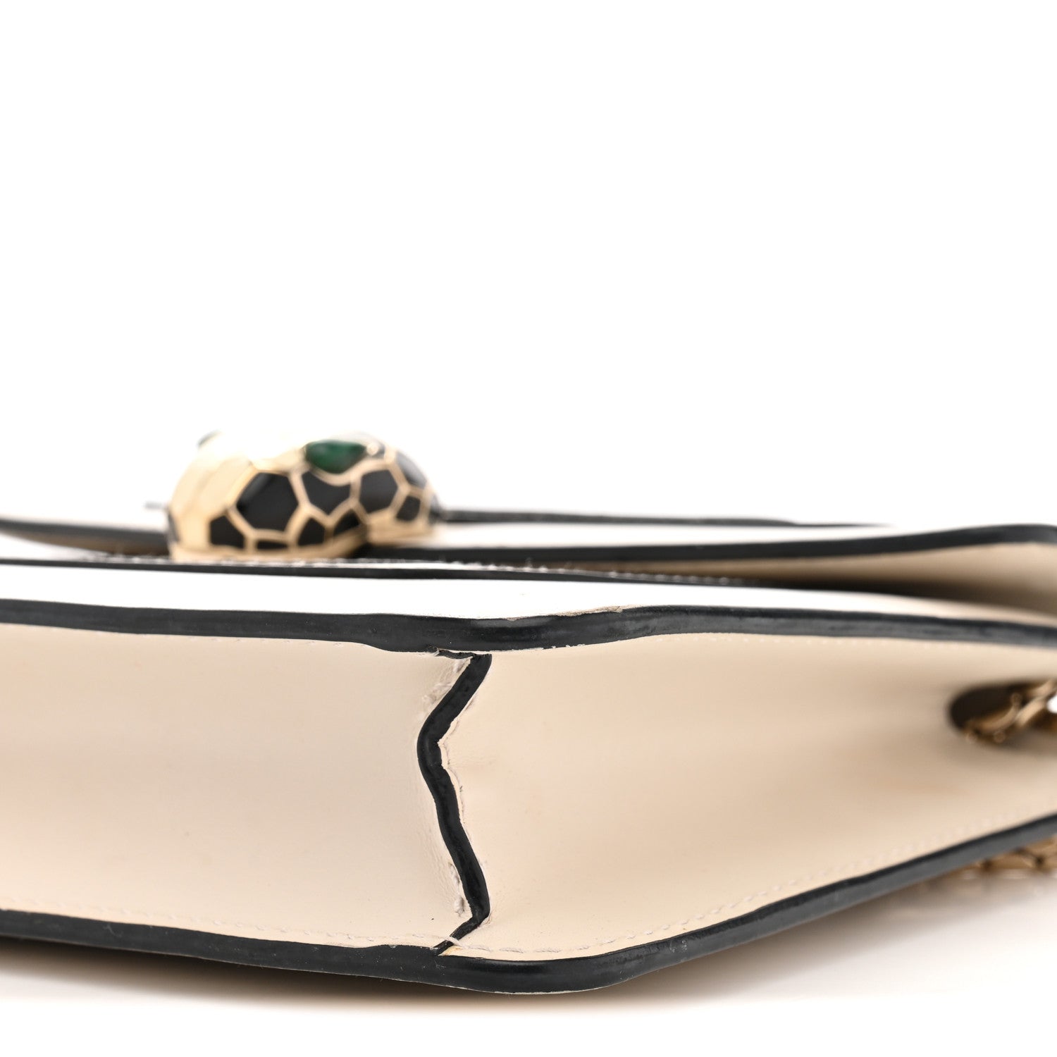 Calfskin Small Serpenti Forever Crossbody Bag White Agate
