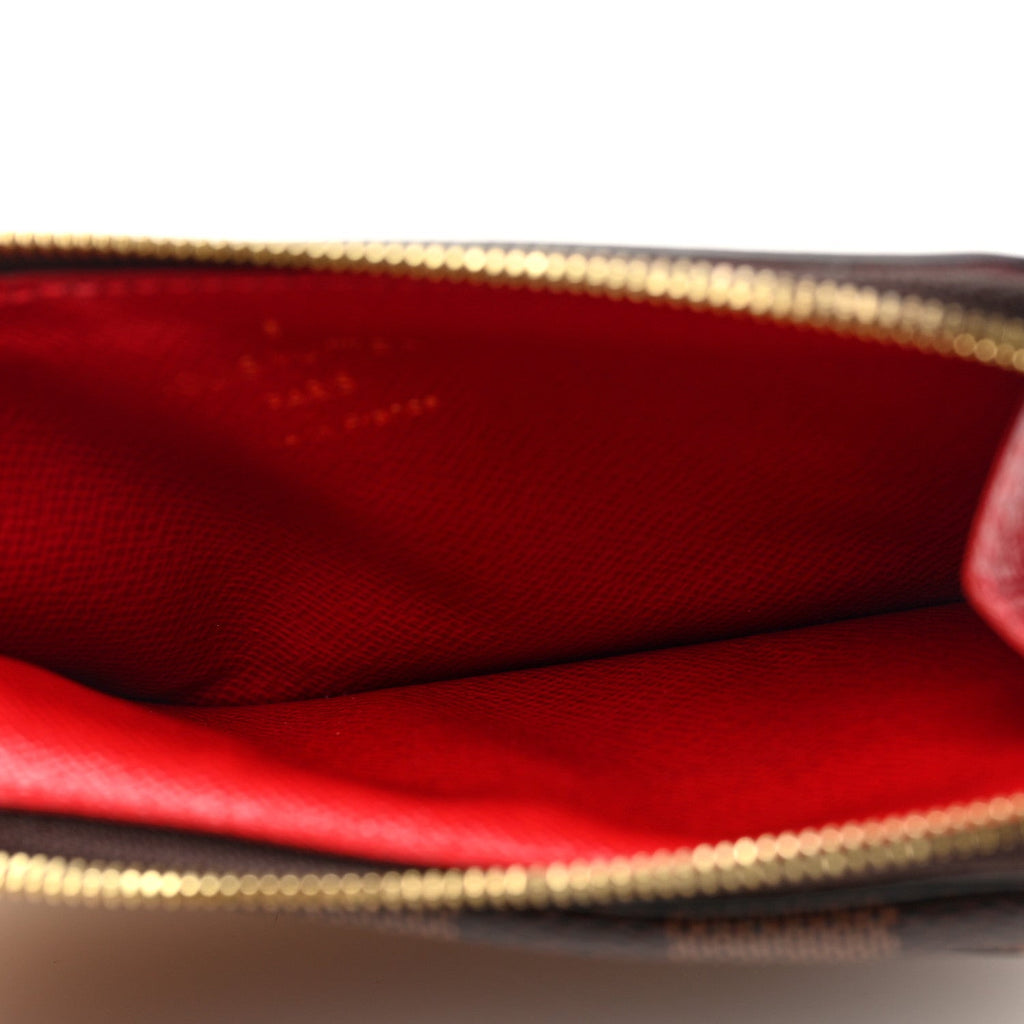 Damier Ebene Recto Verso  Holder Red