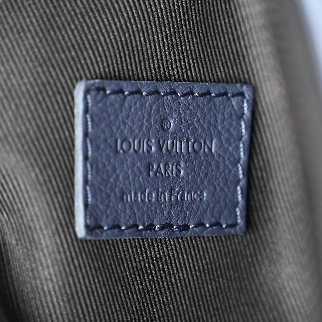 Monogram Shadow Duo Slingbag Navy River Blue
