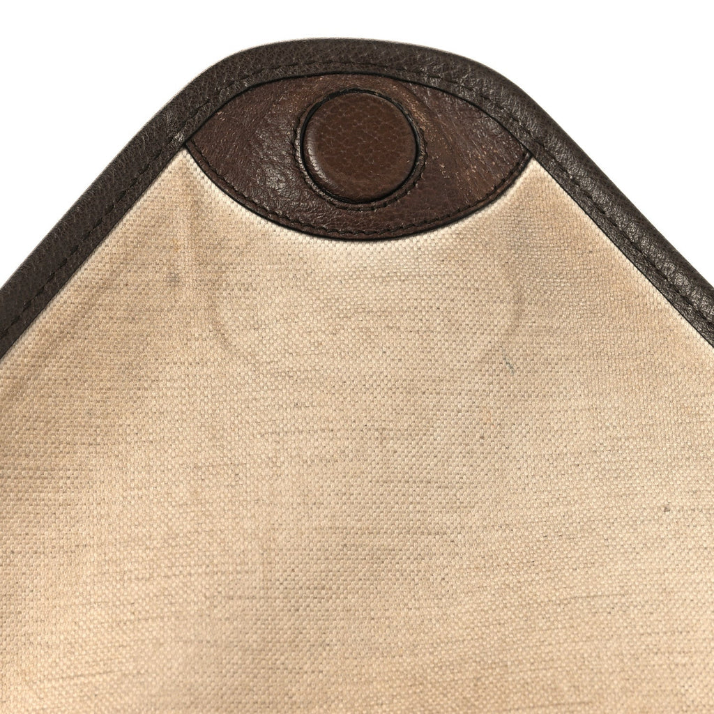 GG Supreme Monogram Web Medium Neo Vintage Flap Messenger Bag Beige New Acero