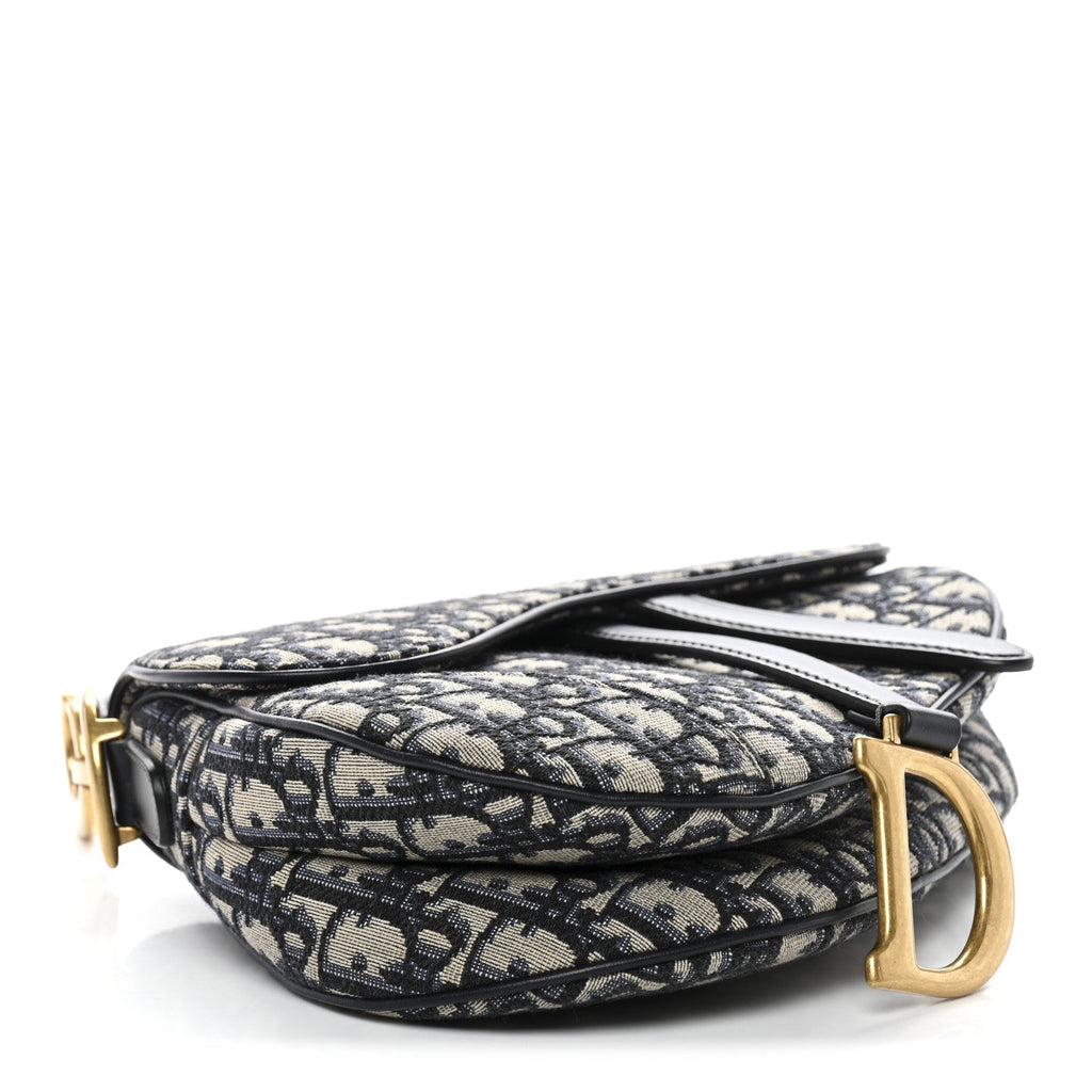 Oblique Saddle Bag Blue