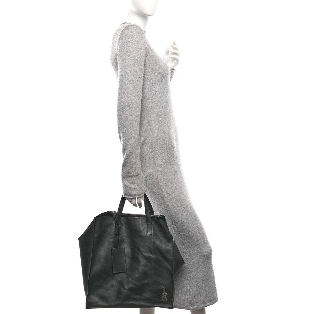 Soft Calfskin Tote Black