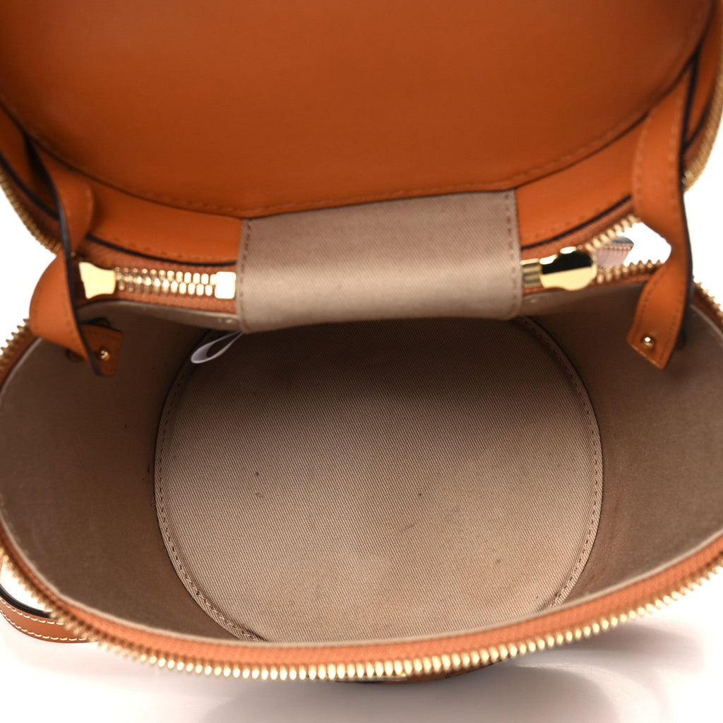 Visetos Small Cylinder Crossbody Bag Cognac