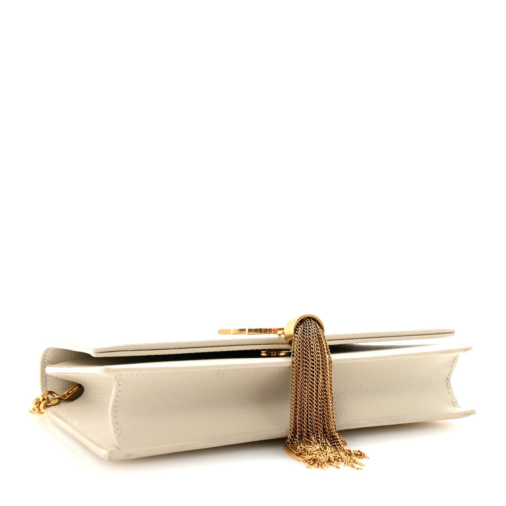 Grain De Poudre Classic Monogram Kate Tassel Chain Wallet Crema Soft