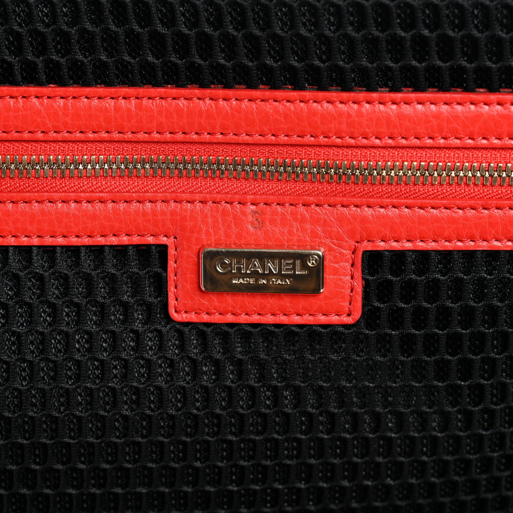 Calfskin Quilted Coco Case Trolley Red