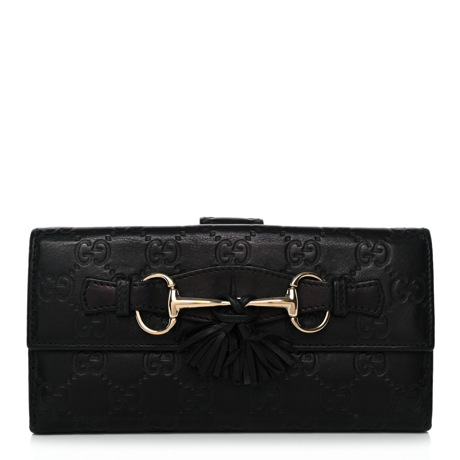 Guccissima Emily Continental Wallet Black