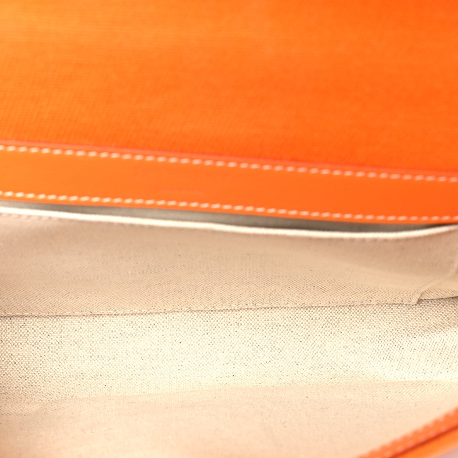 Canvas Horseferry Print Small Lola Bag Deep Orange