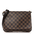 Damier Ebene Musette Tango Long Strap