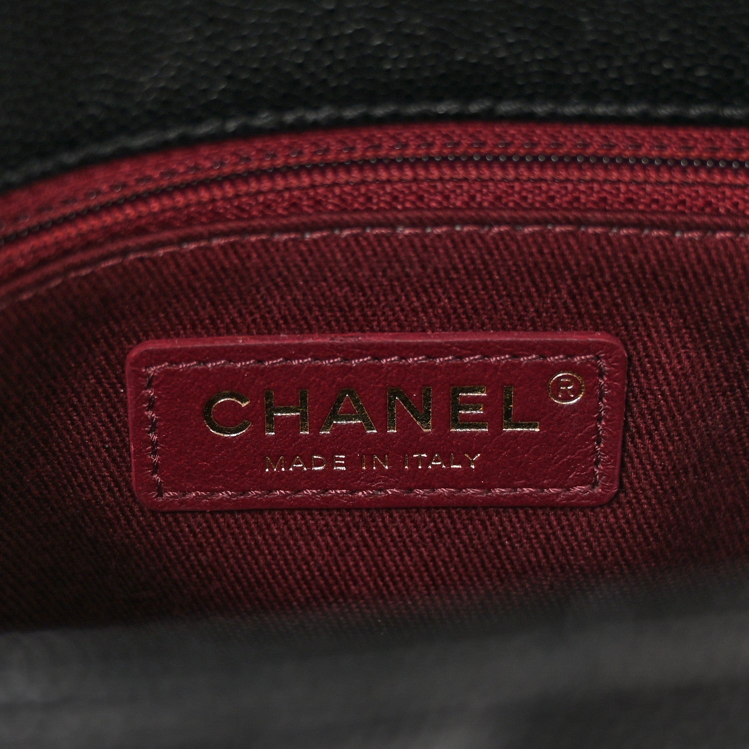 Caviar Quilted Mini Coco Handle Flap Black