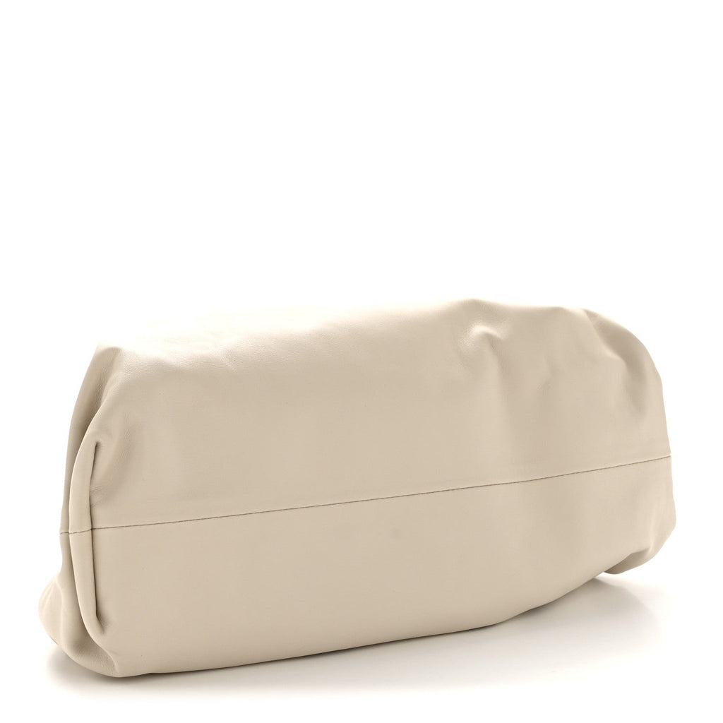 Smooth Butter Calf The Pouch Oversized Clutch Plaster