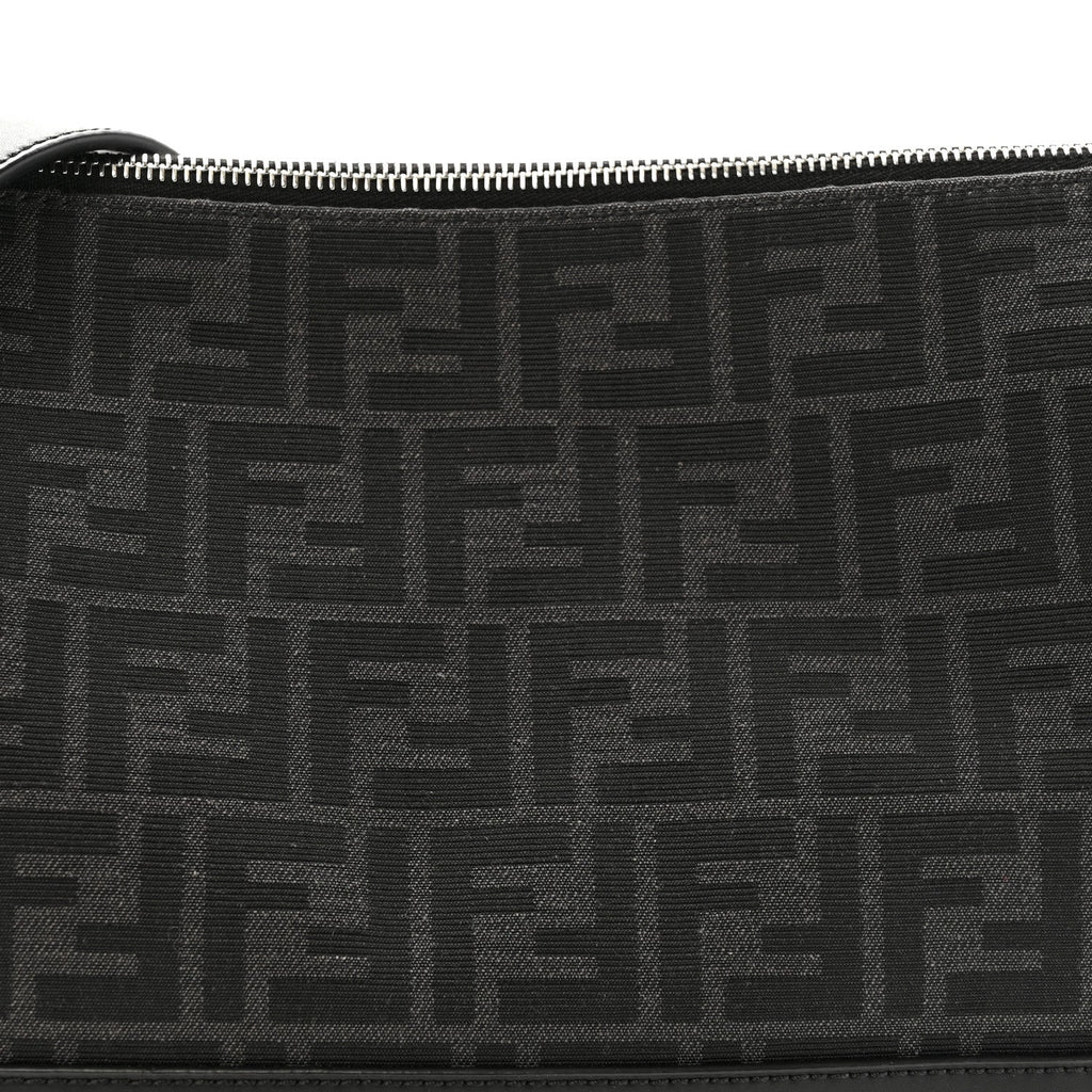 Vitello King Fabric Jacquard FF 1974 Messenger Black