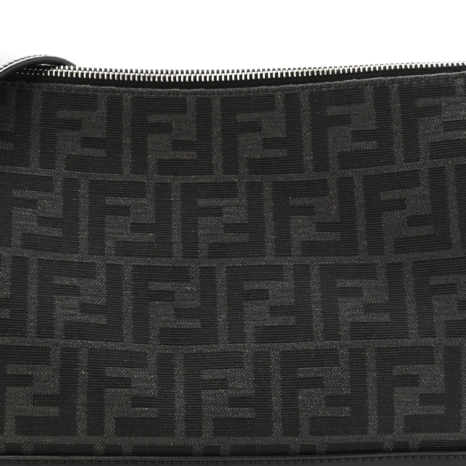 Vitello King Fabric Jacquard FF 1974 Messenger Black