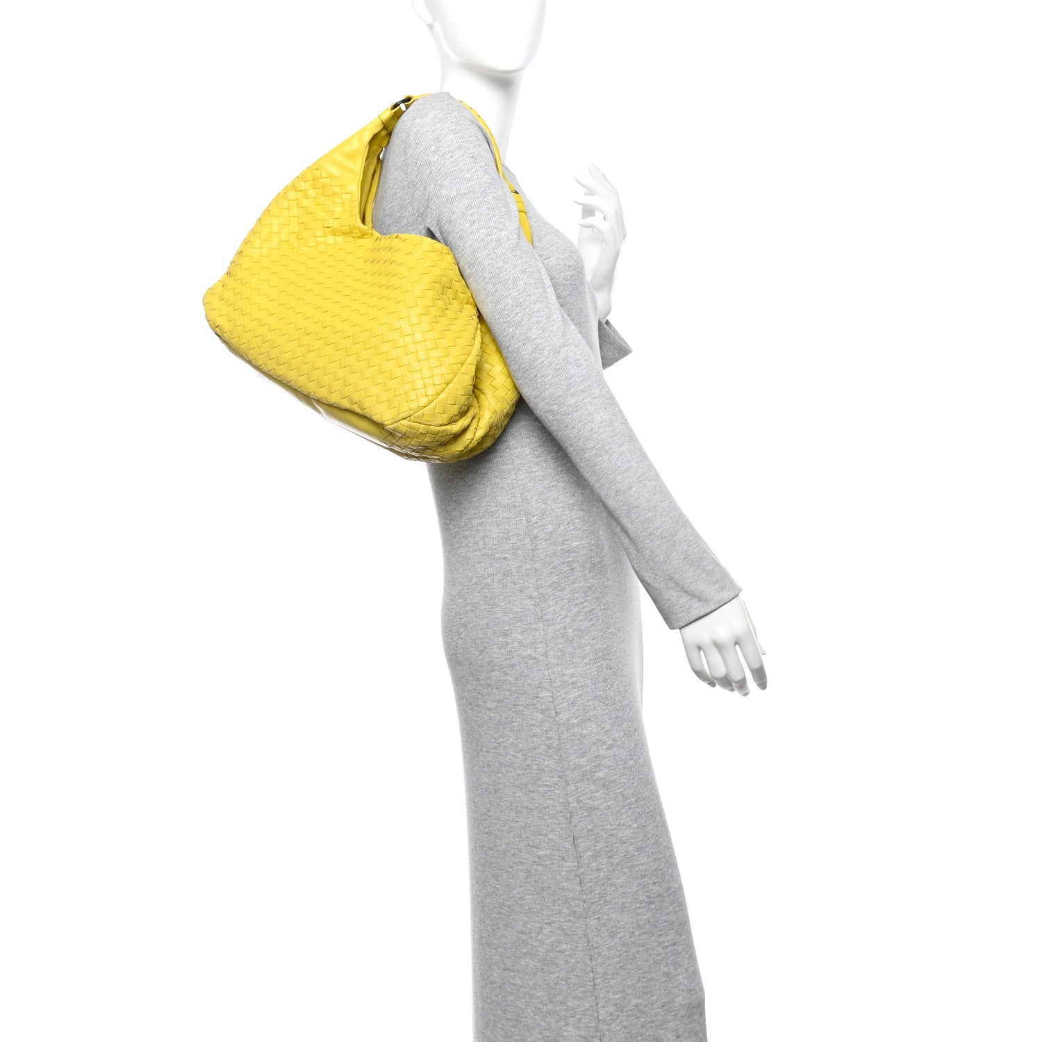 Nappa Intrecciato Medium Campana Buttercup