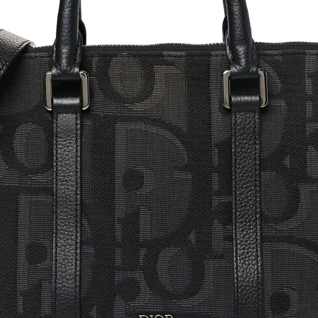 Maxi Oblique Jacquard Weekender 25 Black