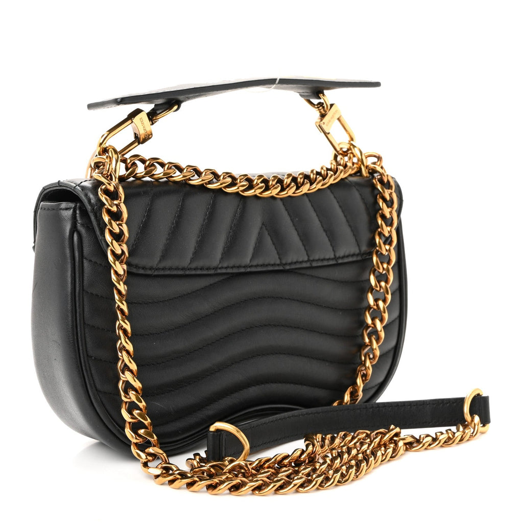 Calfskin New Wave Chain PM Black