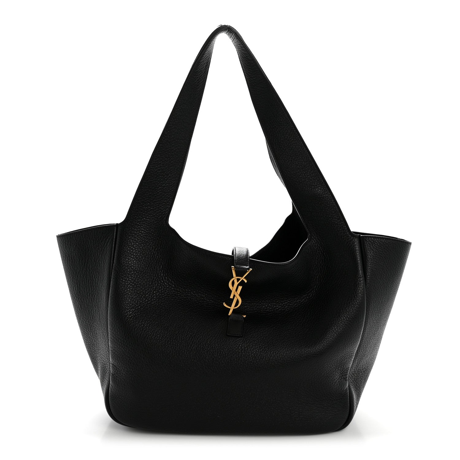 Grained Deerskin Bea Tote Black
