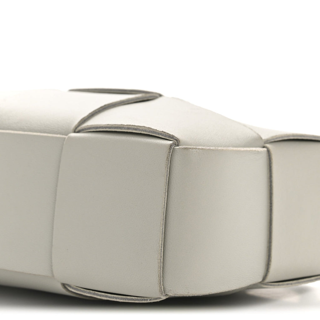 Nappa Maxi Intreccio Mini Arco East West Tote Agate Grey