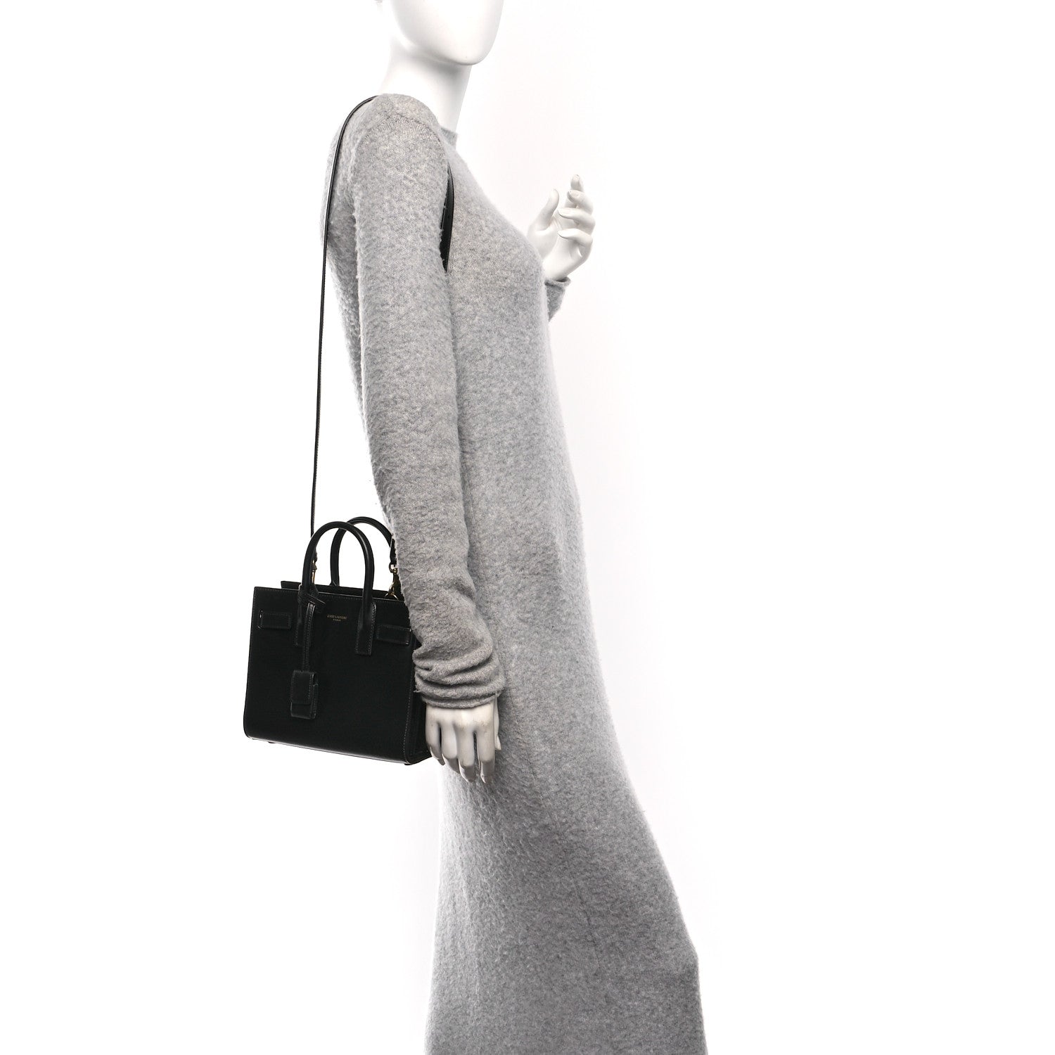 Calfskin Nano Sac De Jour Black