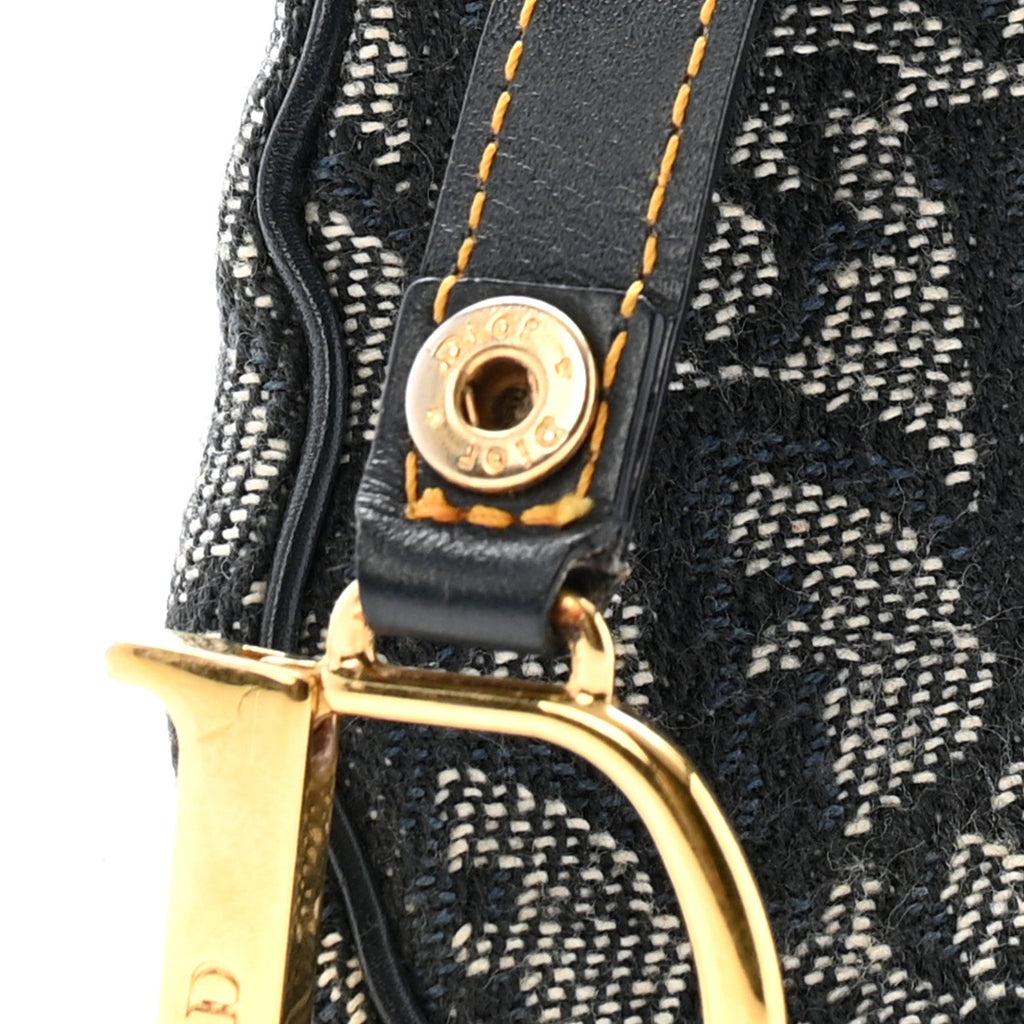 Monogram Saddle Coin Purse Navy