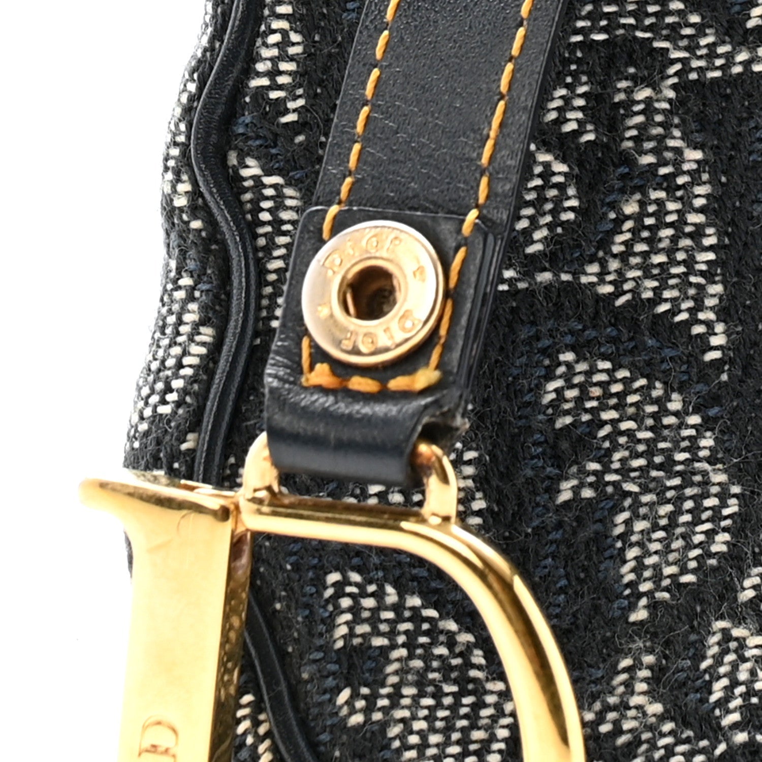 Monogram Saddle Coin Purse Navy