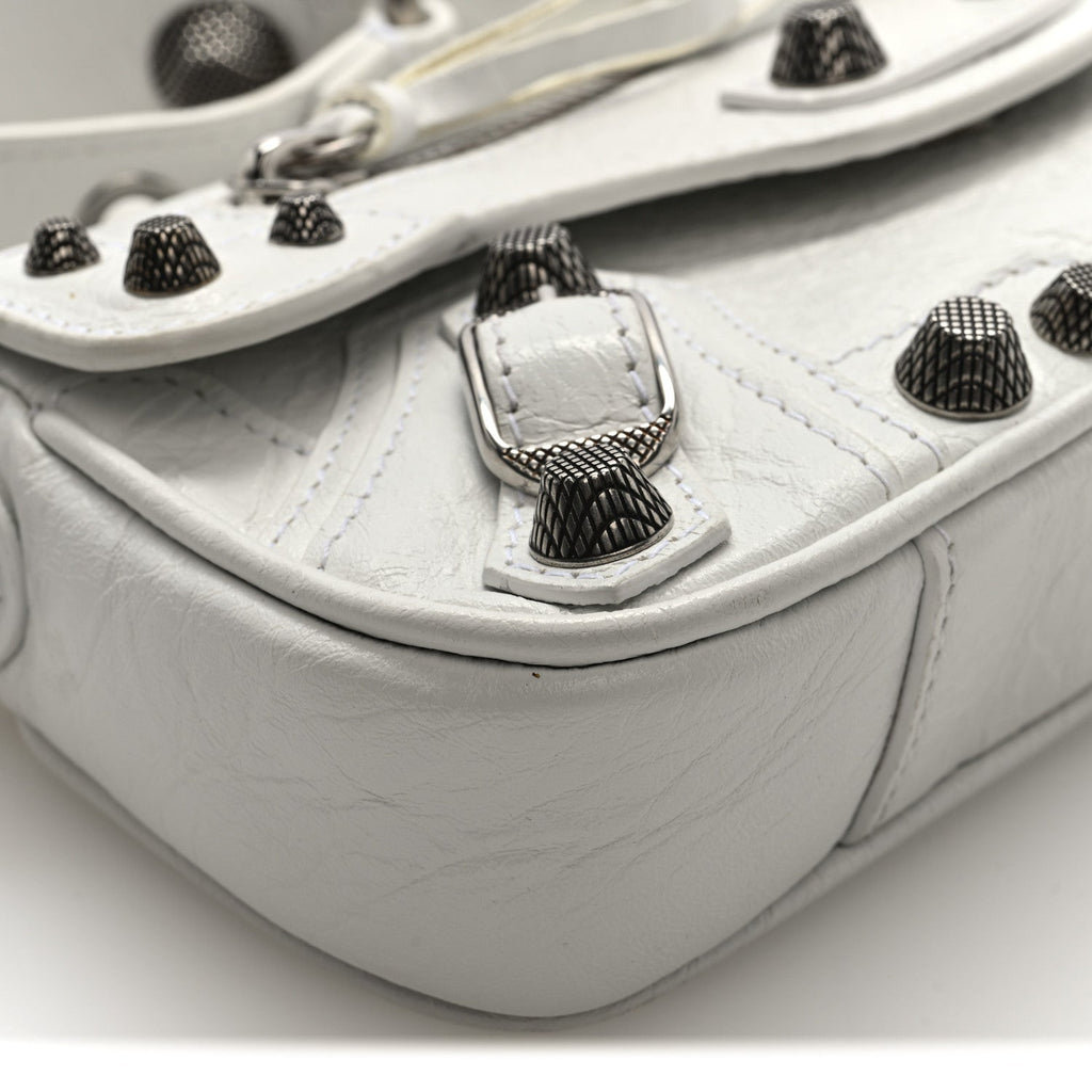 Agneau Arena Le Cagole Sling Bag XS Optic White