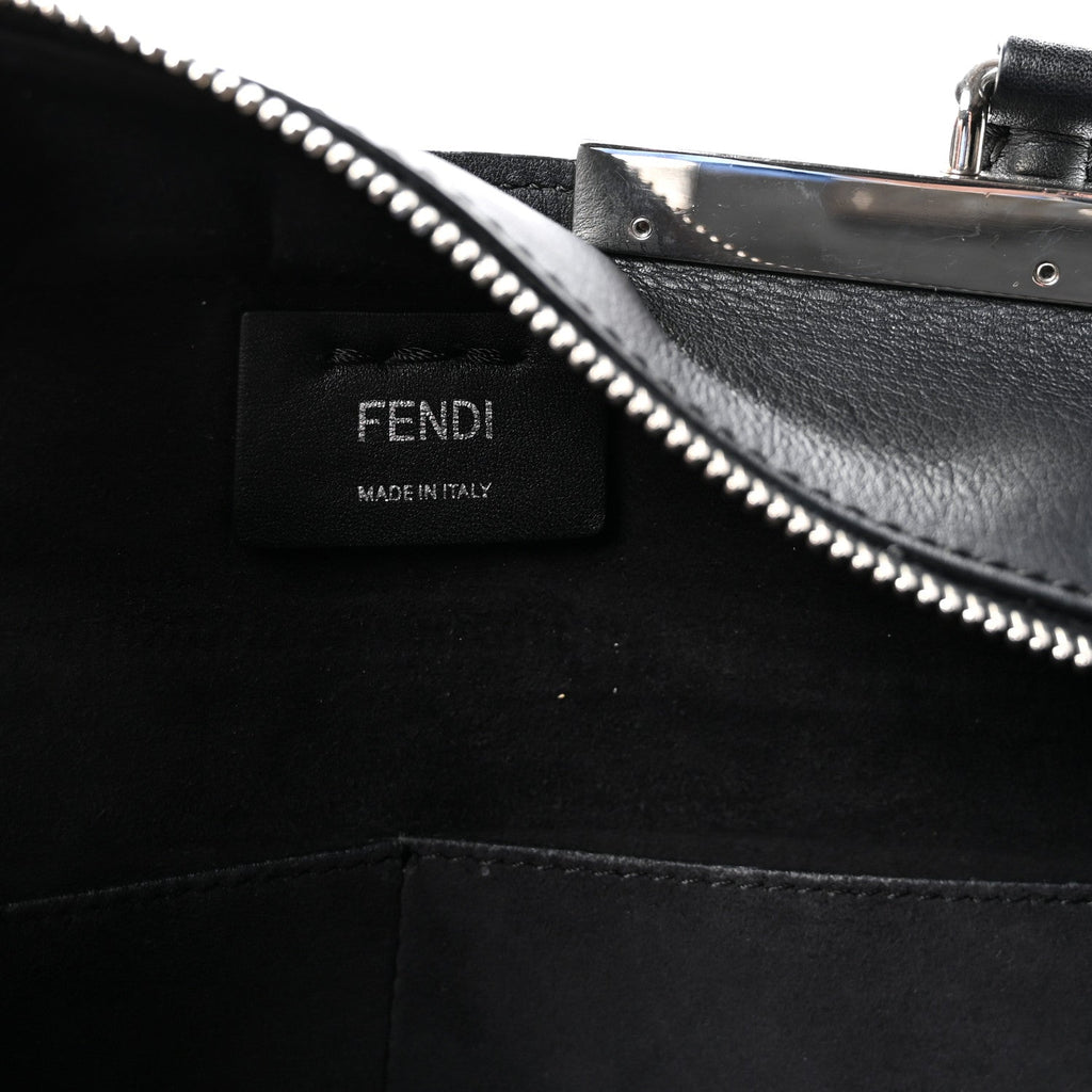 Vitello Dolce Shiny Nappa Petite 3Jours Tote Black