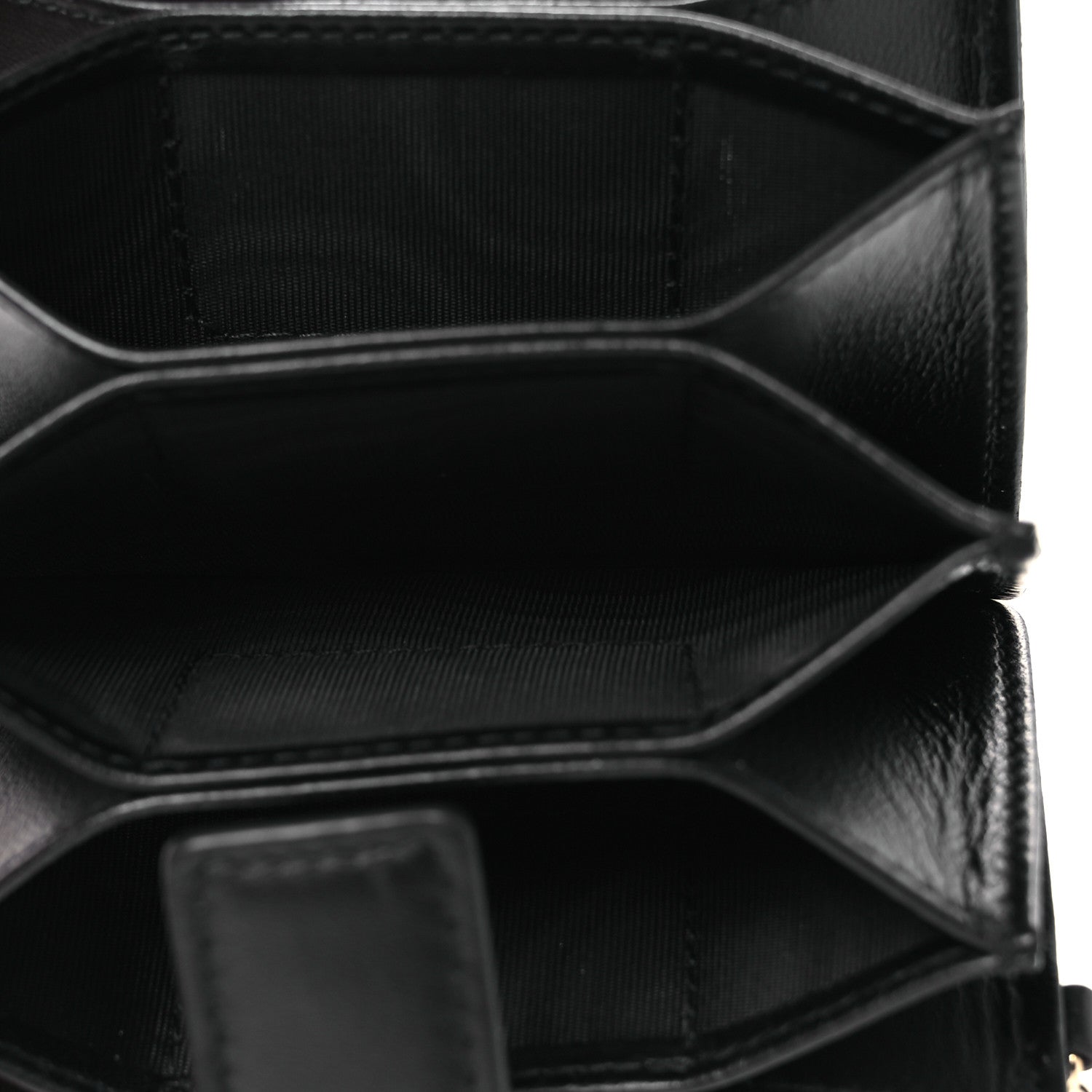 Lambskin Cannage Lady Dior Jasmine 5-Gusset  Holder Black