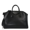 Sugar Goatskin Medium Antigona Black