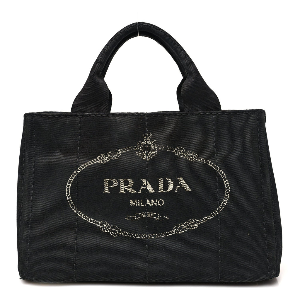Denim Canapa Logo Tote Black