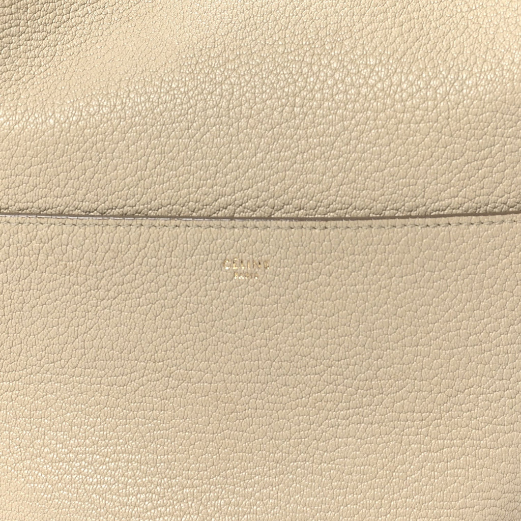 Goatskin Sangle Bucket Bag Dune