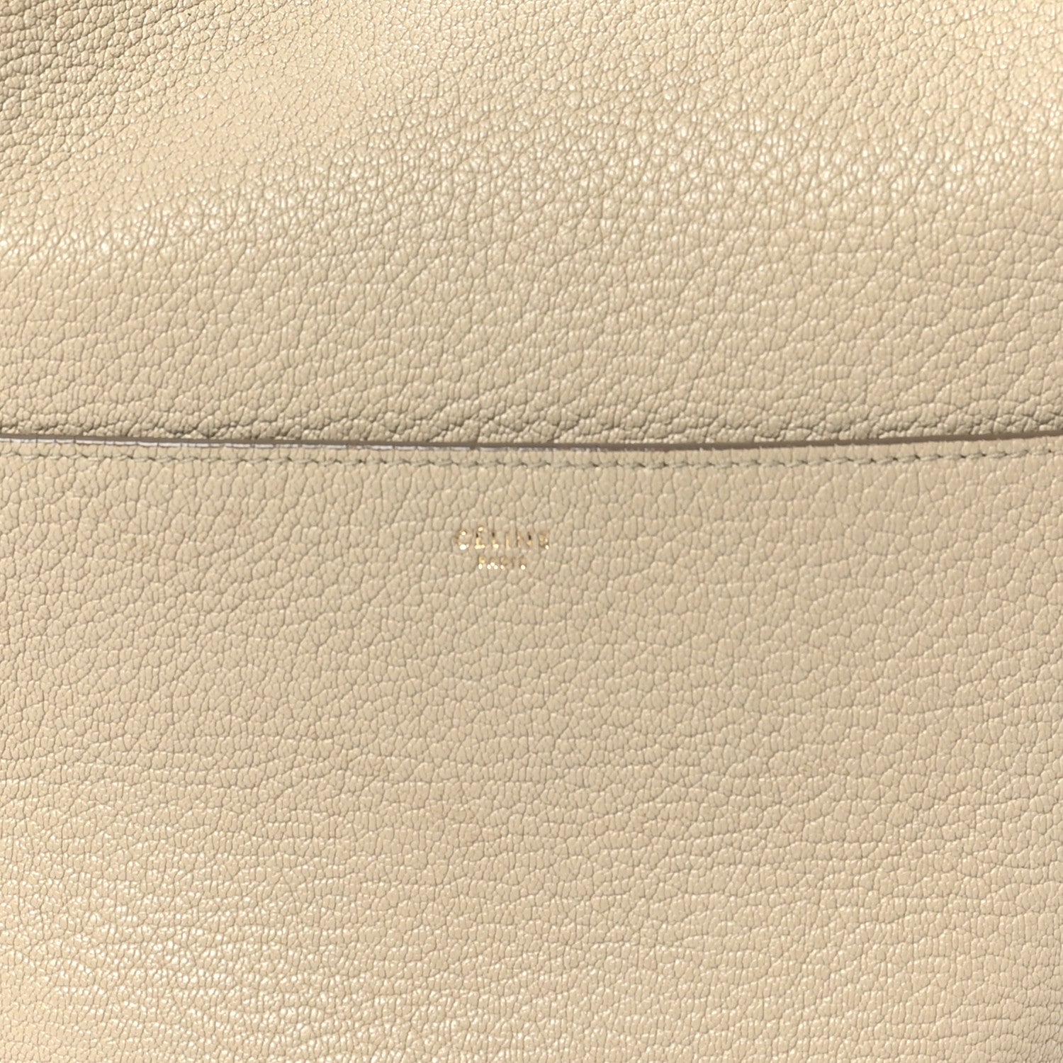 Goatskin Sangle Bucket Bag Dune