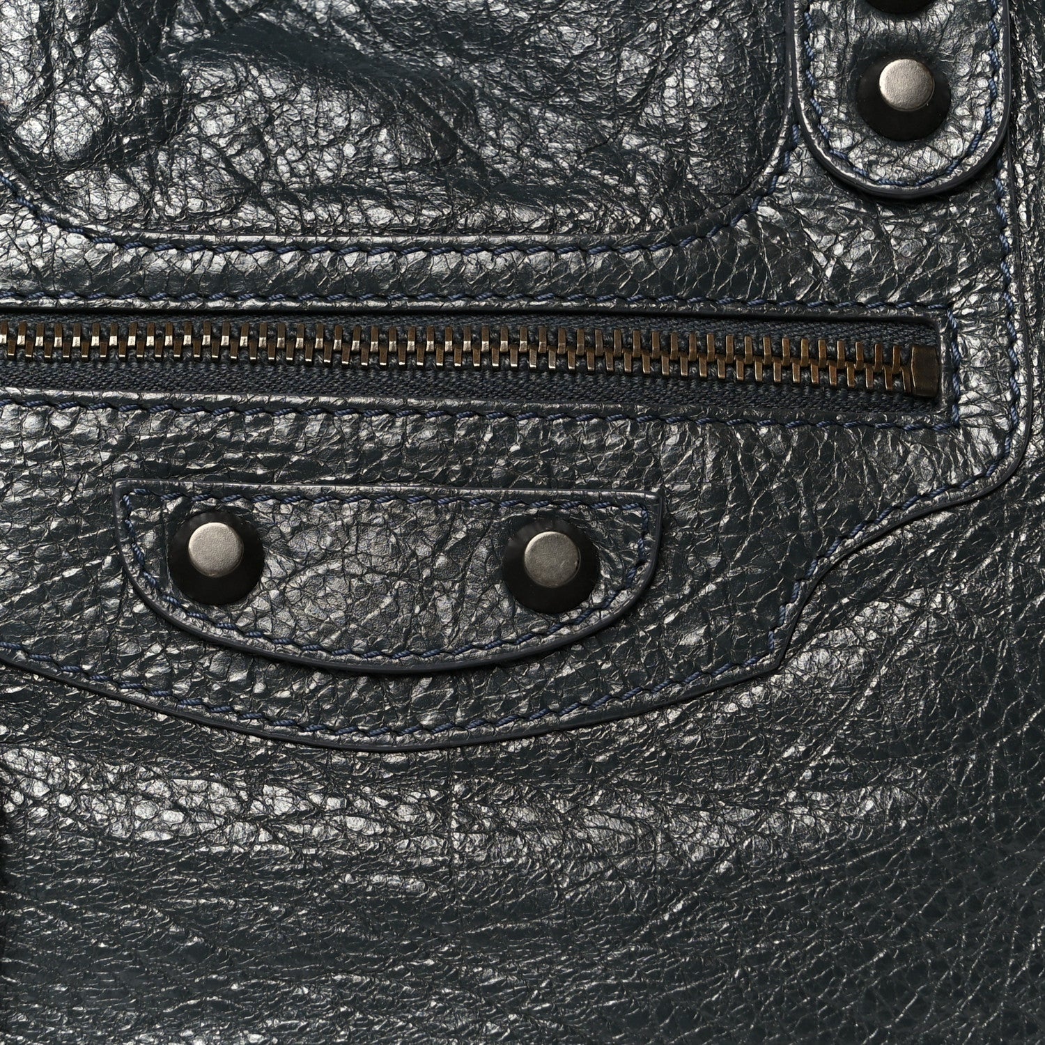 Agneau Classic Hardware Bowling Bag Anthracite
