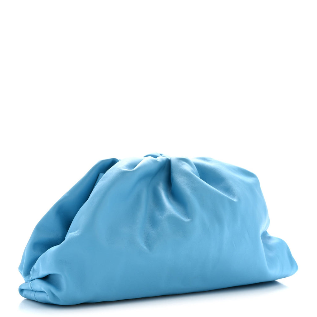 Smooth Butter Calf The Pouch Oversized Clutch Swimming Pool