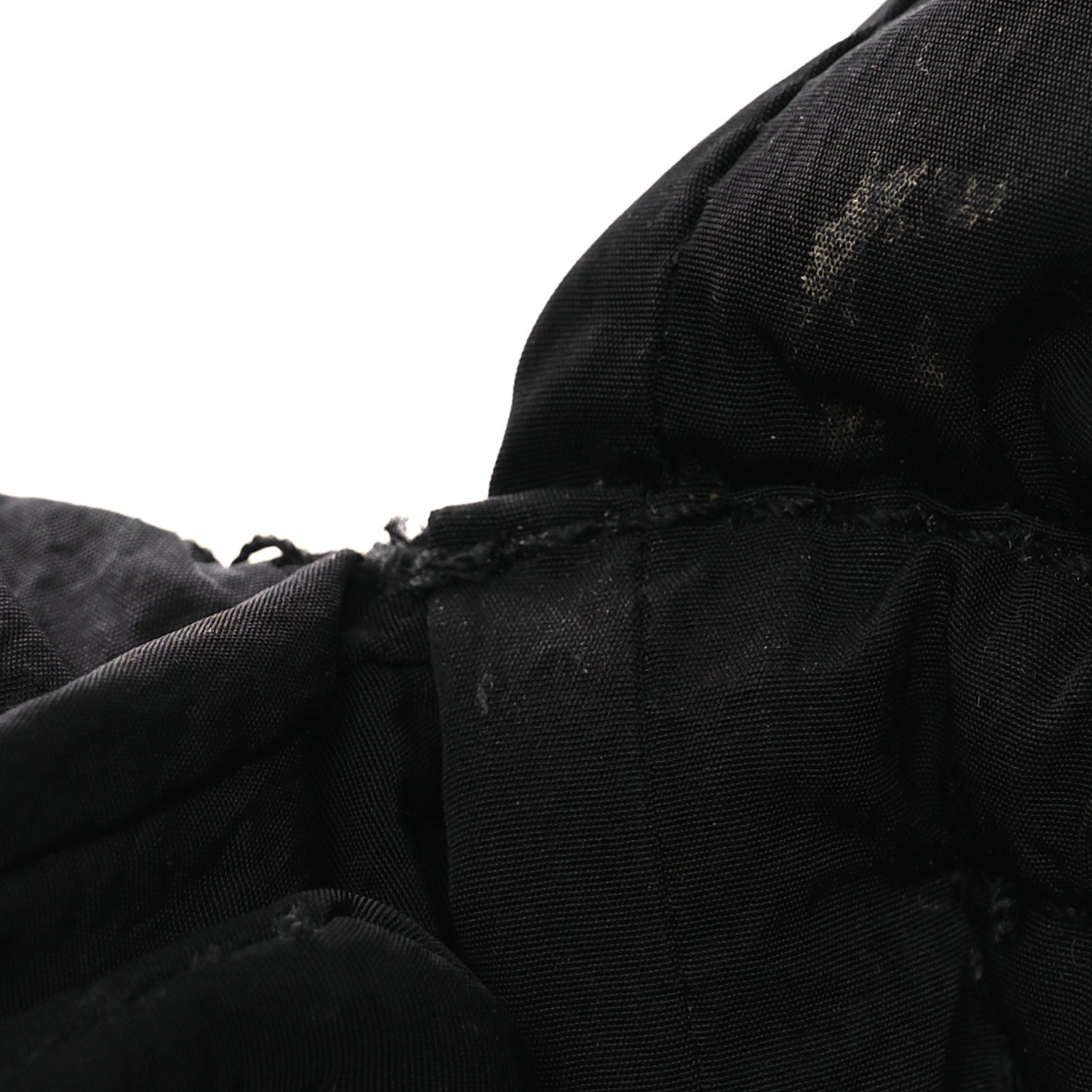 Nylon Intrecciato Padded Tech Maxi Cassette Bag Black