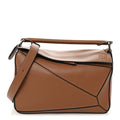Calfskin Small Puzzle Bag Tan