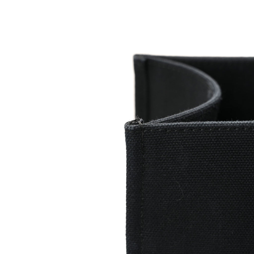 Canvas Calfskin La Medusa Small Tote Black
