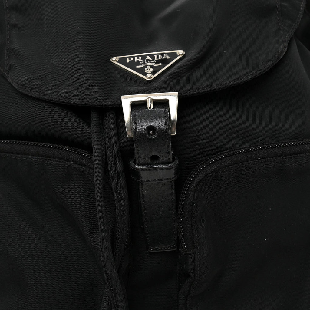 Tessuto Nylon Vela Small Backpack Black
